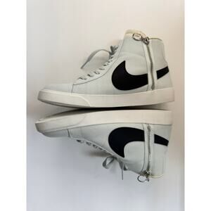 NIKE Blazer 2019 Size 8.5W Ghost Aqua High Top Sneakers with Zipper Detail